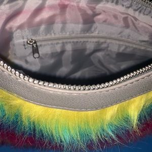 Bags - NWT furry rainbow 🌈 large wristlet or clutch Bags - NWT furry rainbow 🌈 large wristlet or clutch